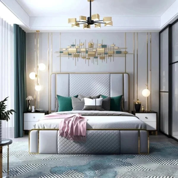 Upholstered Beds On Sale Oak Inside