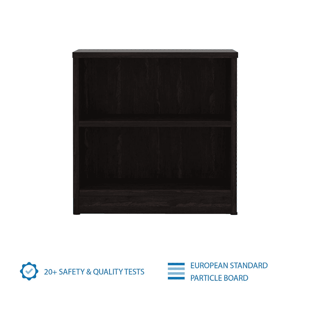 Solimo Engineered Wood Wenge Finish Bedside Table - Oak Inside