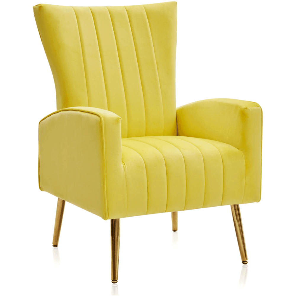 Bells Wing Back Chair - Oak Inside