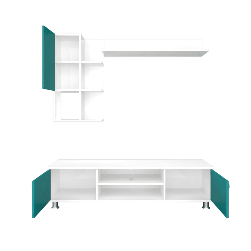 Roxy TV Panel- Upto 42 inches TV - Oak Inside