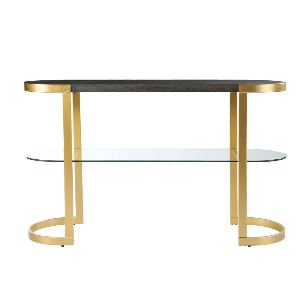 Ronak Golden Console Table - Stainless Steel