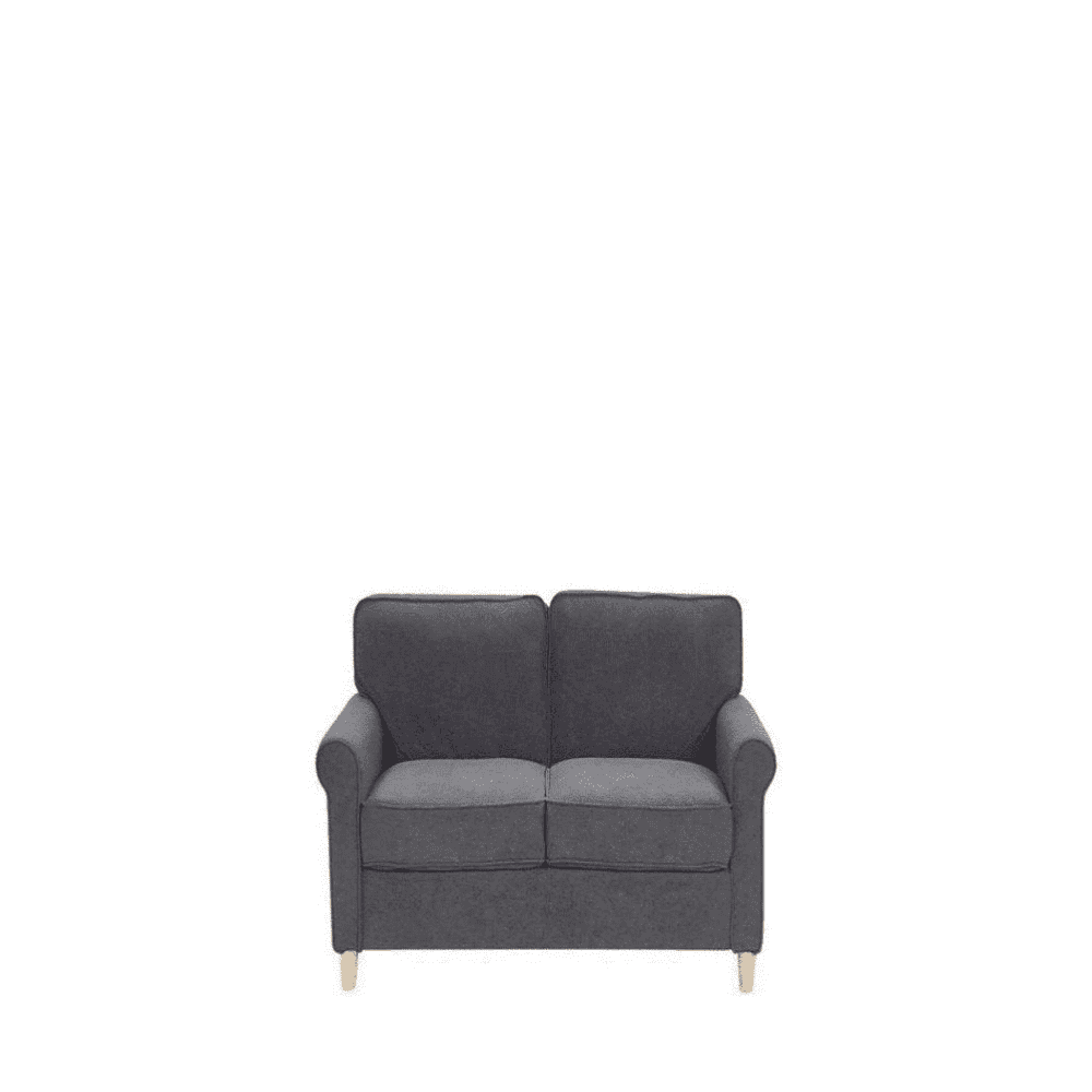 Classic Retro Sofa Set in Grey - Oak Inside