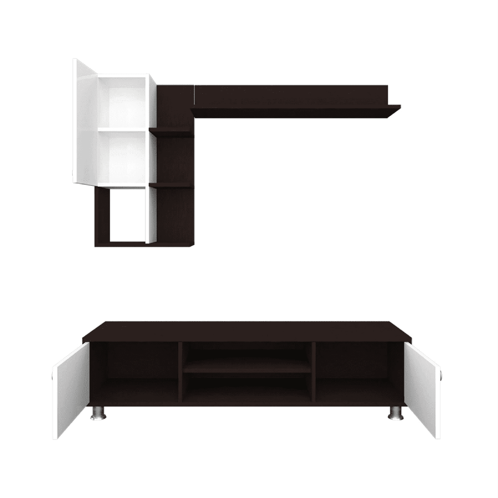 Roxy TV Panel- Upto 42 inches TV - Oak Inside