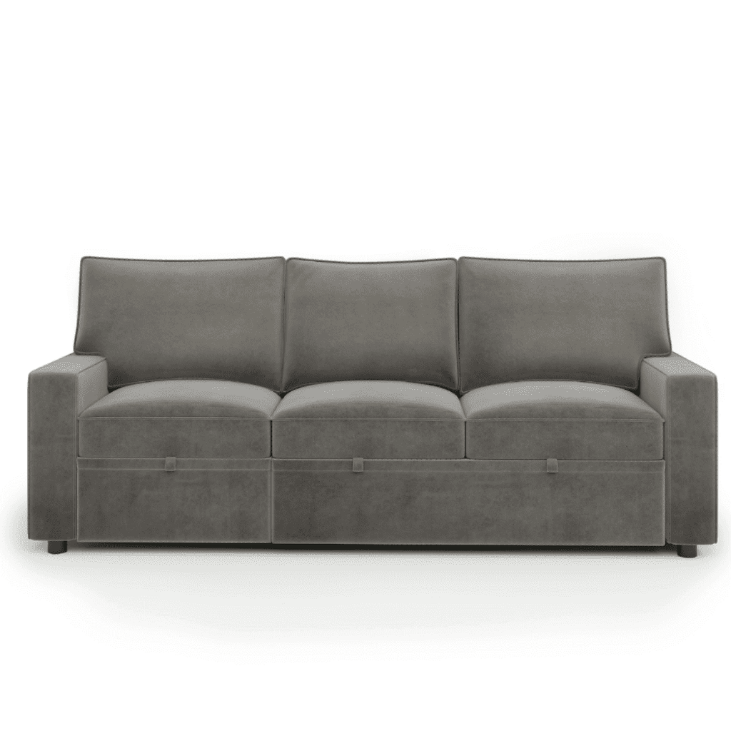 Yolo Sofa Cum Bed in Grey - Oak Inside