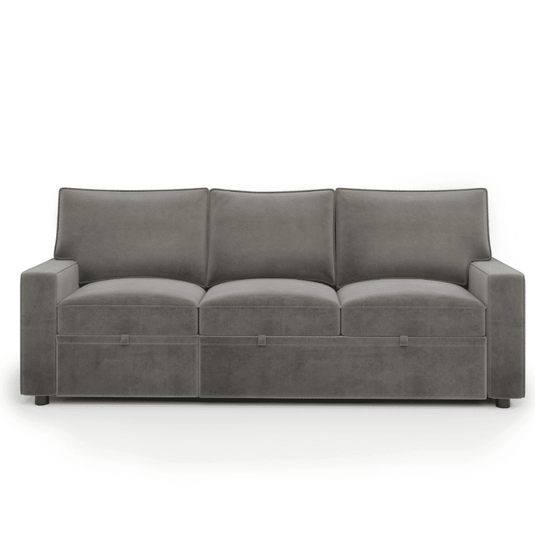 Yolo Sofa Cum Bed in Grey - Oak Inside