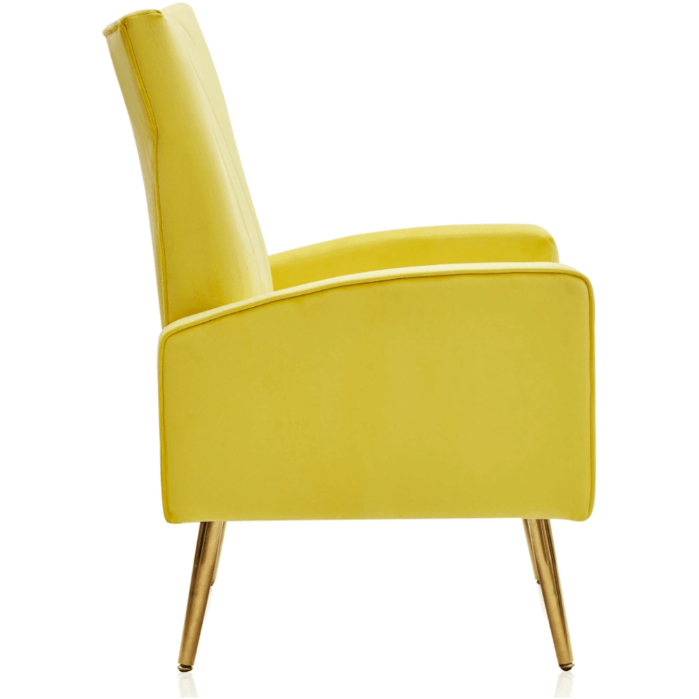 Bells Wing Back Chair - Oak Inside