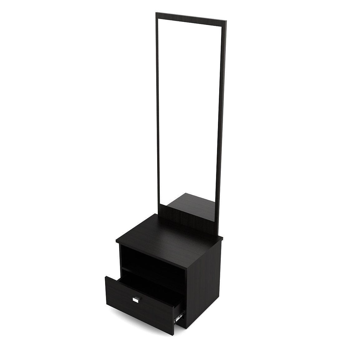 Spacewood Value Engineered Wood Dressing Table (Natural Wenge) - Oak Inside