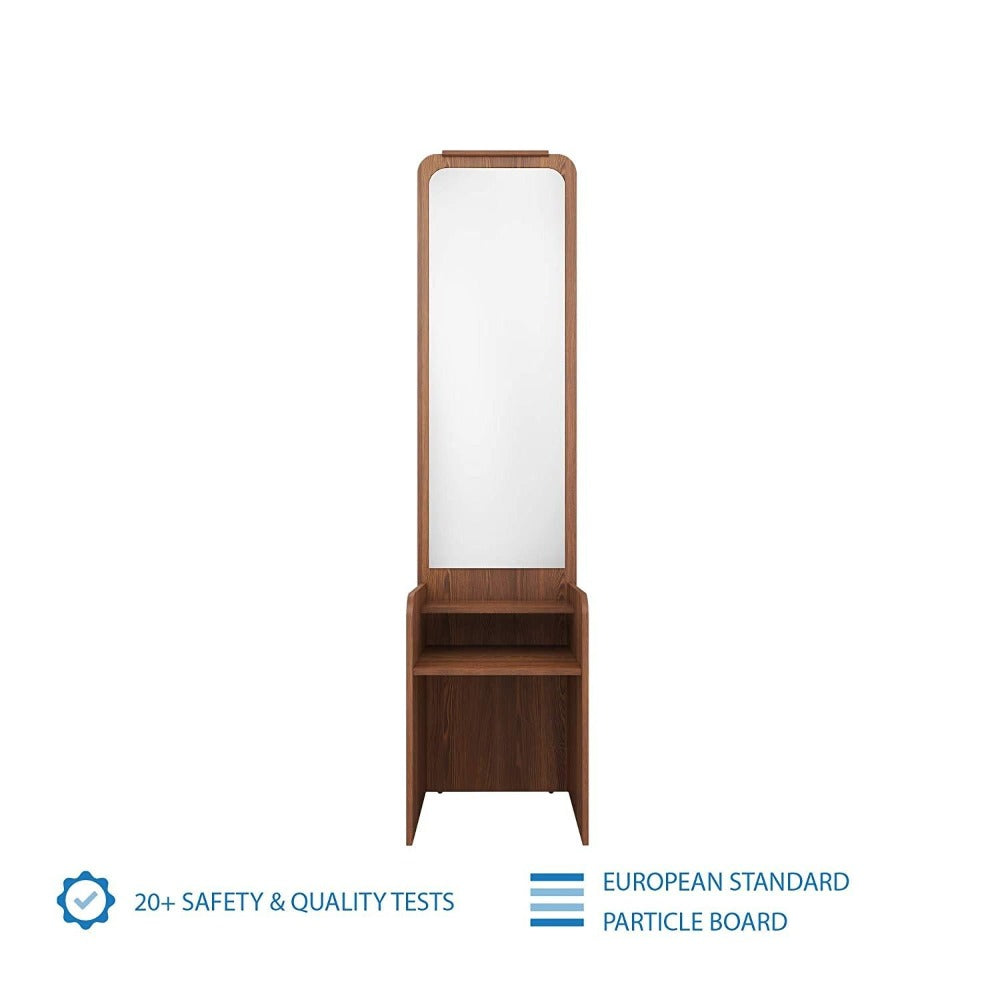 Rolex Dressing Table In Walnut Color - Oak Inside