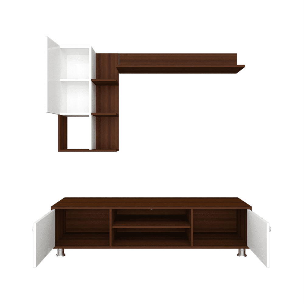 Roxy TV Panel- Upto 42 inches TV - Oak Inside