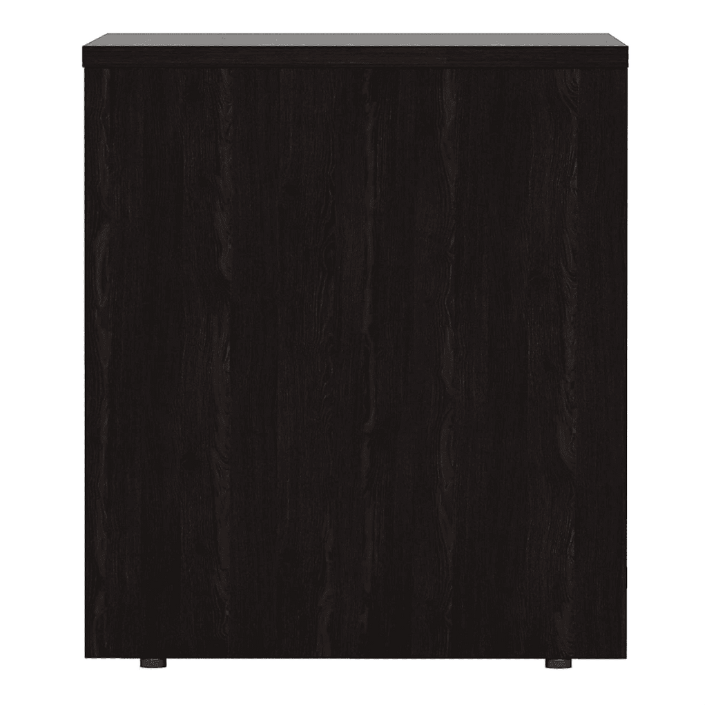 Solimo Engineered Wood Wenge Finish Bedside Table - Oak Inside