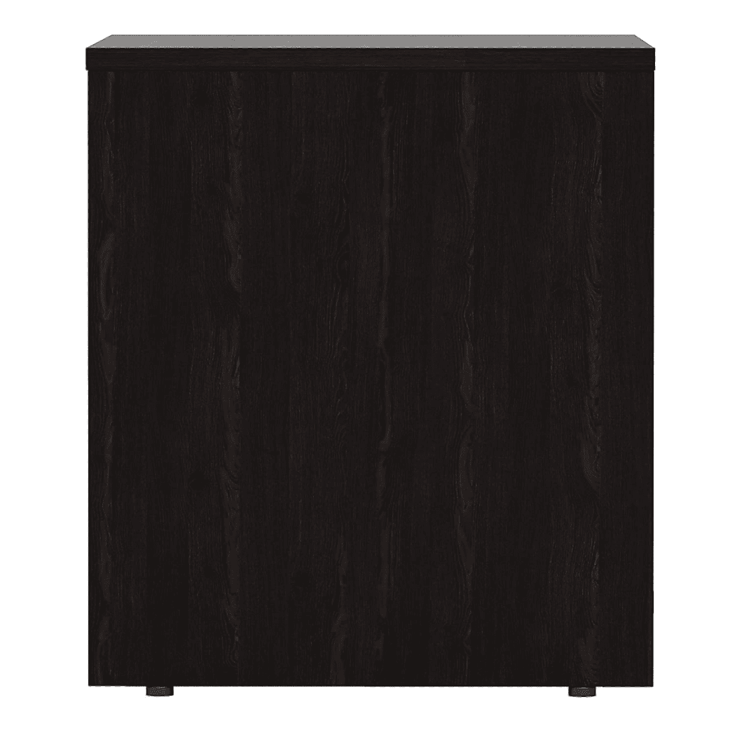 Solimo Engineered Wood Wenge Finish Bedside Table - Oak Inside