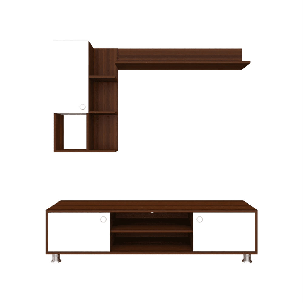 Roxy TV Panel- Upto 42 inches TV - Oak Inside