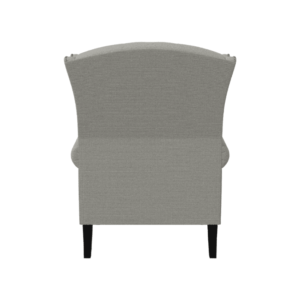 Copper Grove Crawley Diamond Button-Tufted Wingback Chair - Oak Inside