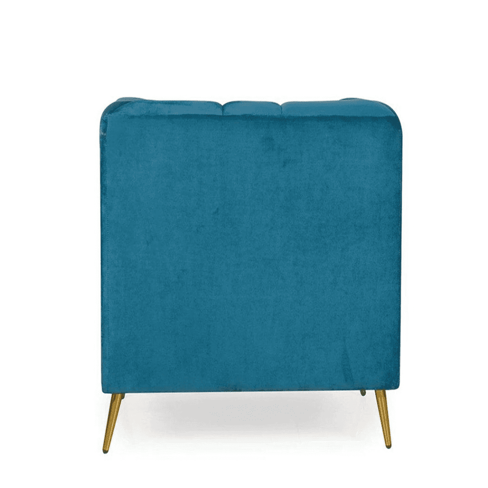 Hokins Sofa Sets in Blue Color - Oak Inside