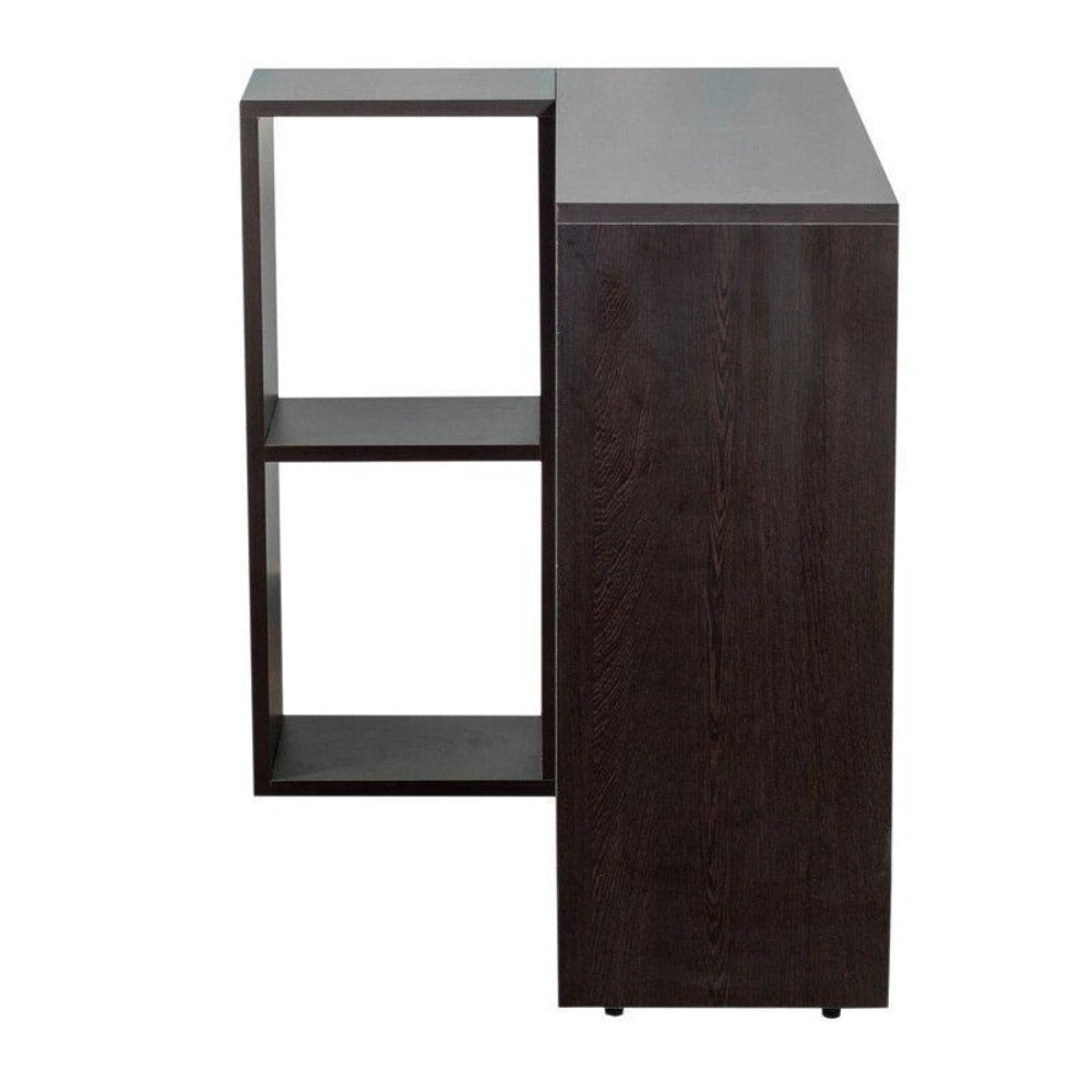 Rollen Study Table in Wenge Color - Oak Inside