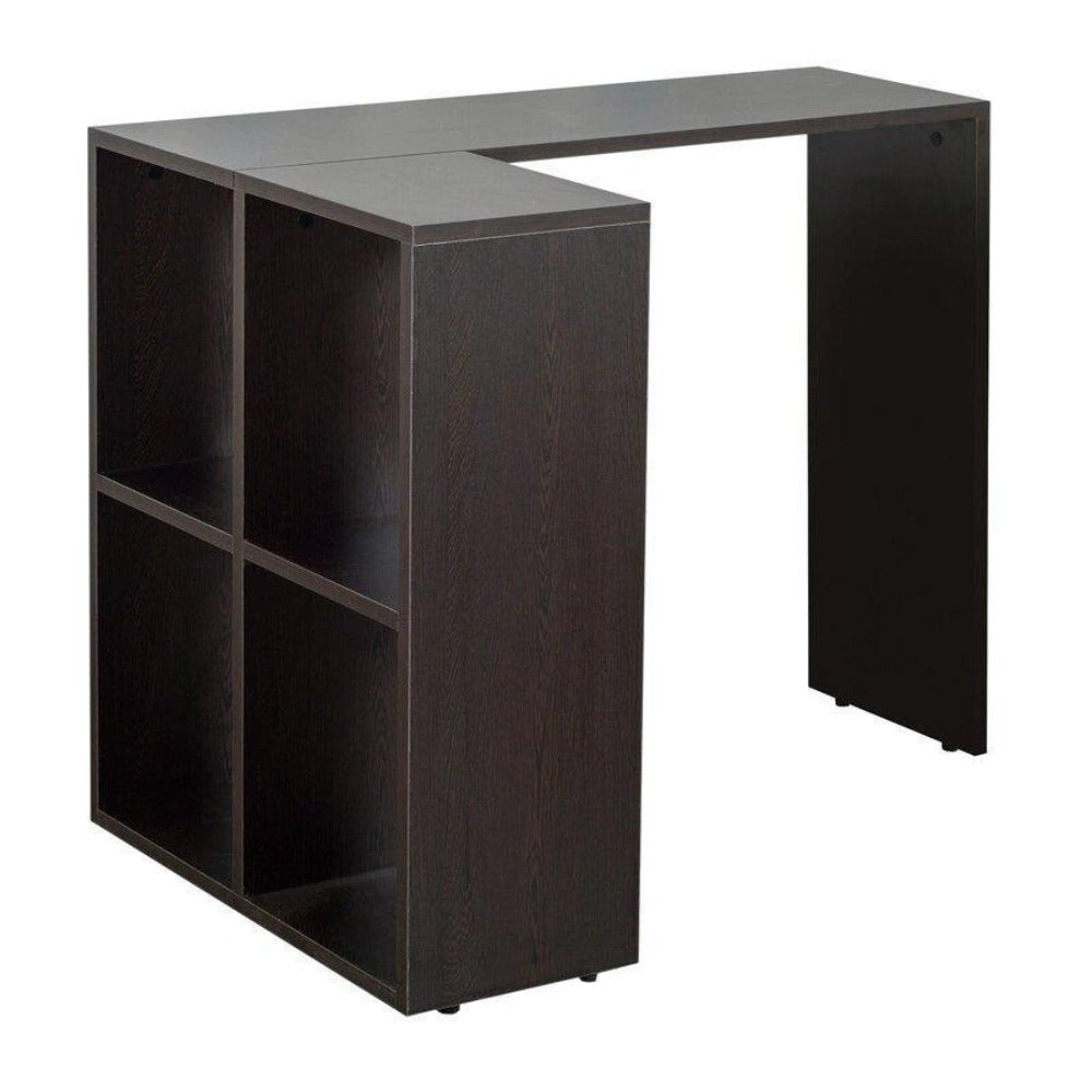 Rollen Study Table in Wenge Color - Oak Inside