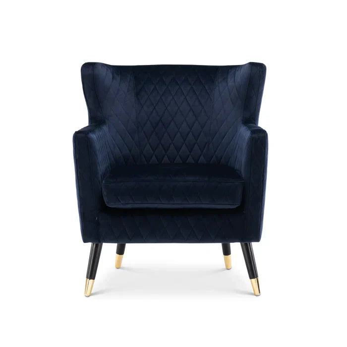 Rome Luxury Accent Chair In Suede