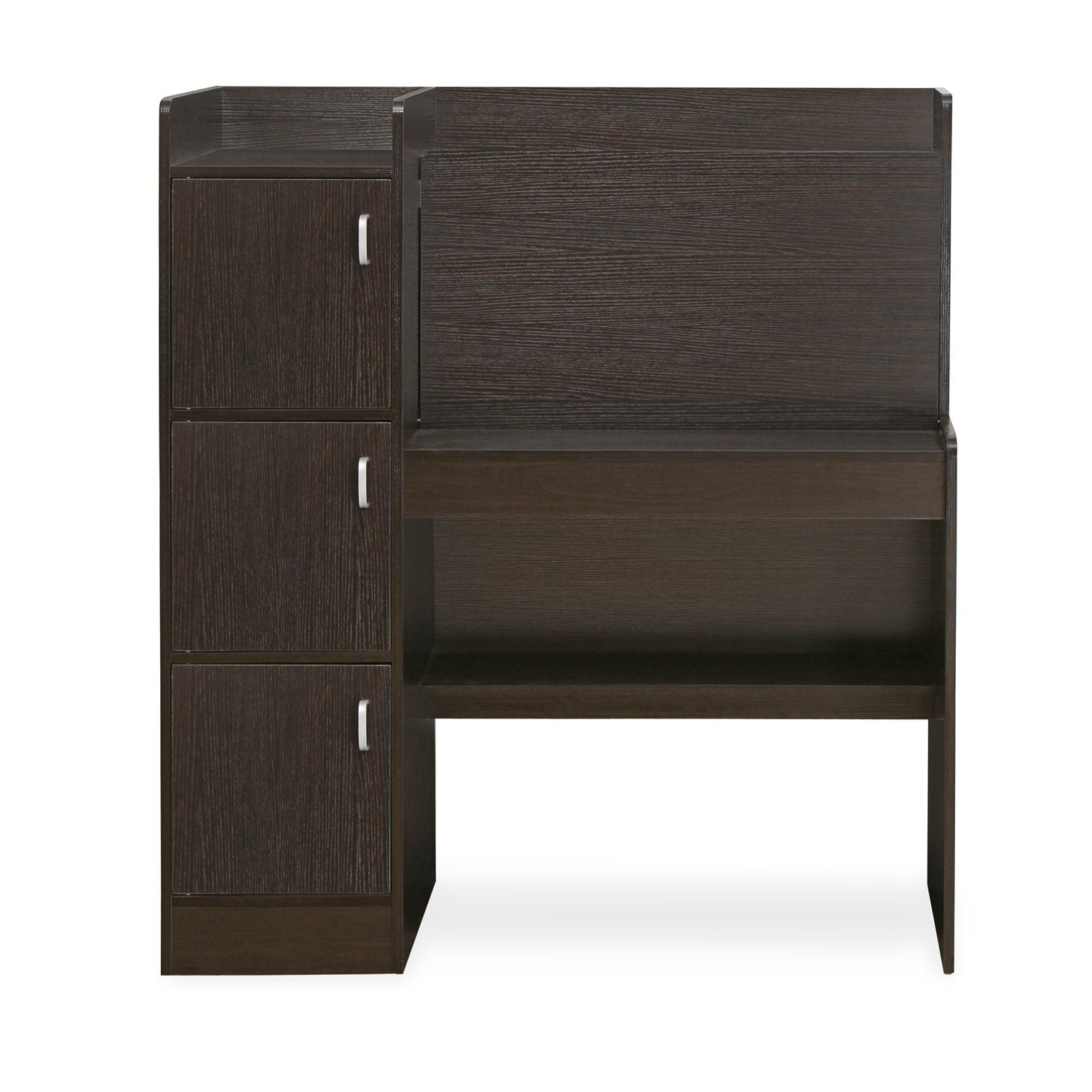 Vintage Study Table in Wenge Color - Oak Inside