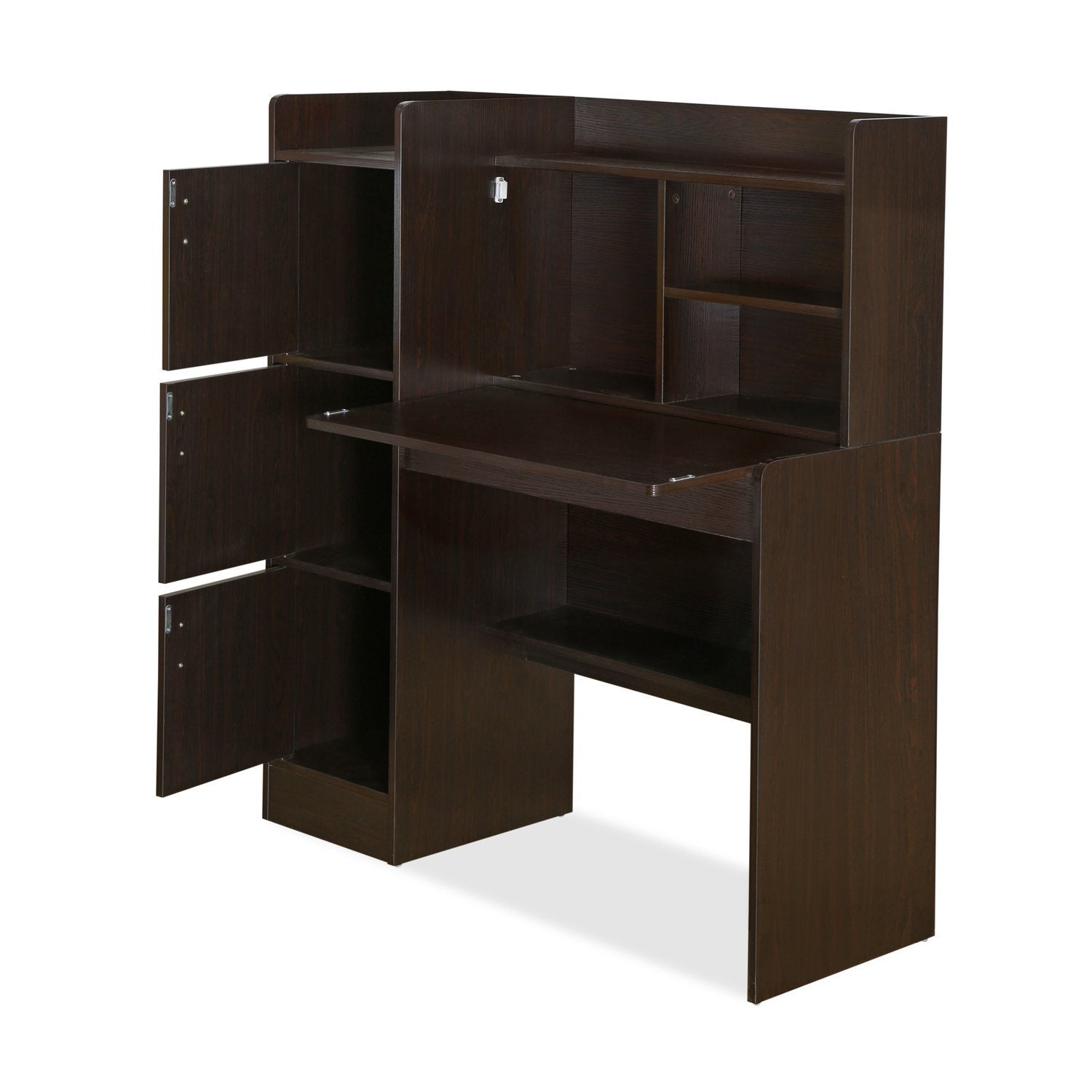 Vintage Study Table in Wenge Color - Oak Inside