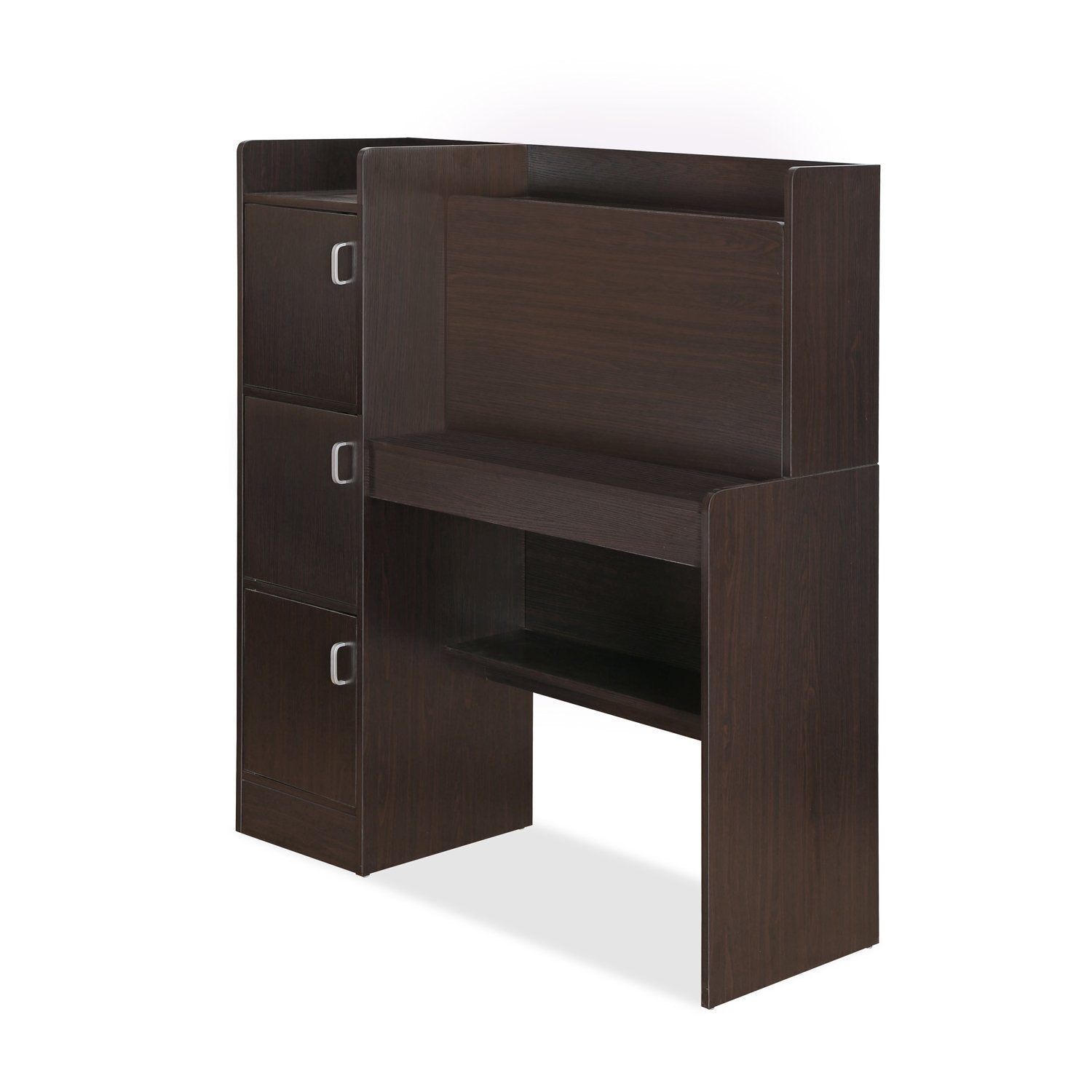 Vintage Study Table in Wenge Color - Oak Inside