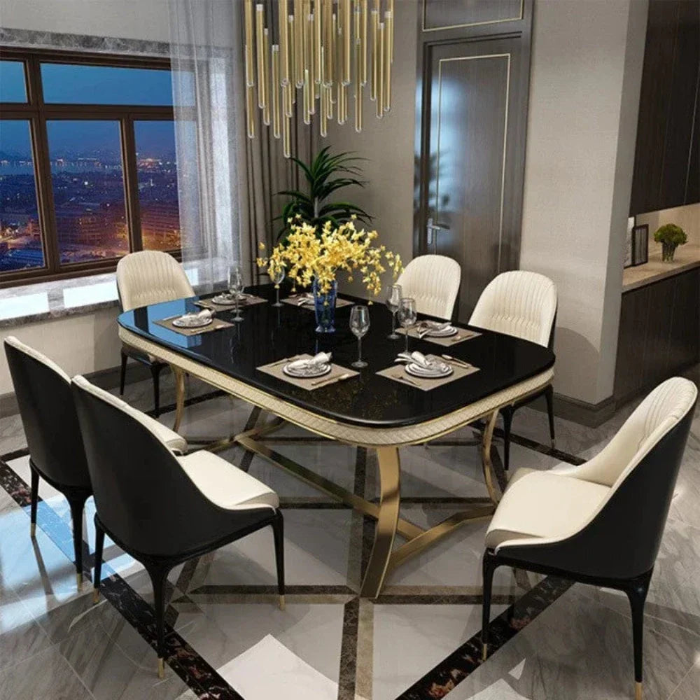 Russian Luxury Dining Table in Black