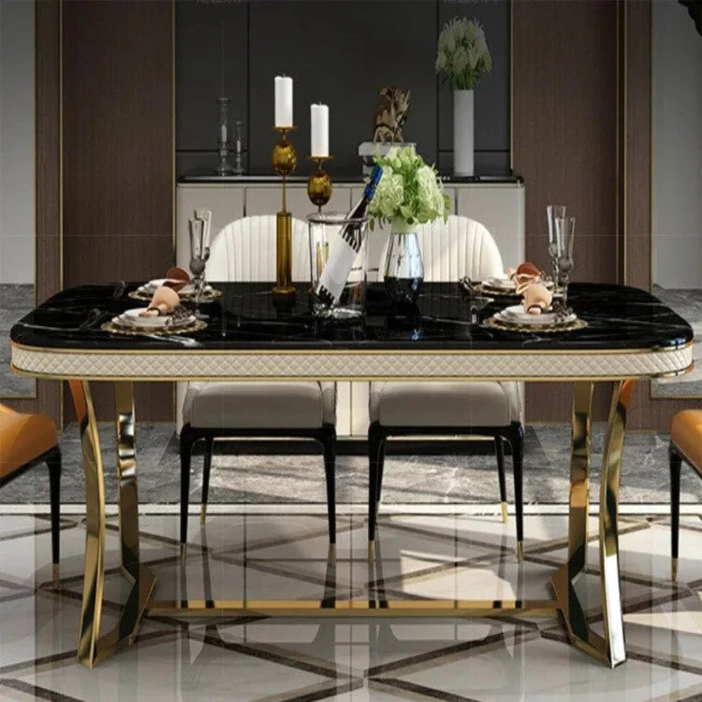Russian Luxury Dining Table in Black