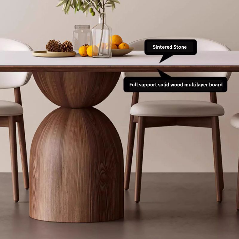 European Premium Dinning Table Set In Oak Wood