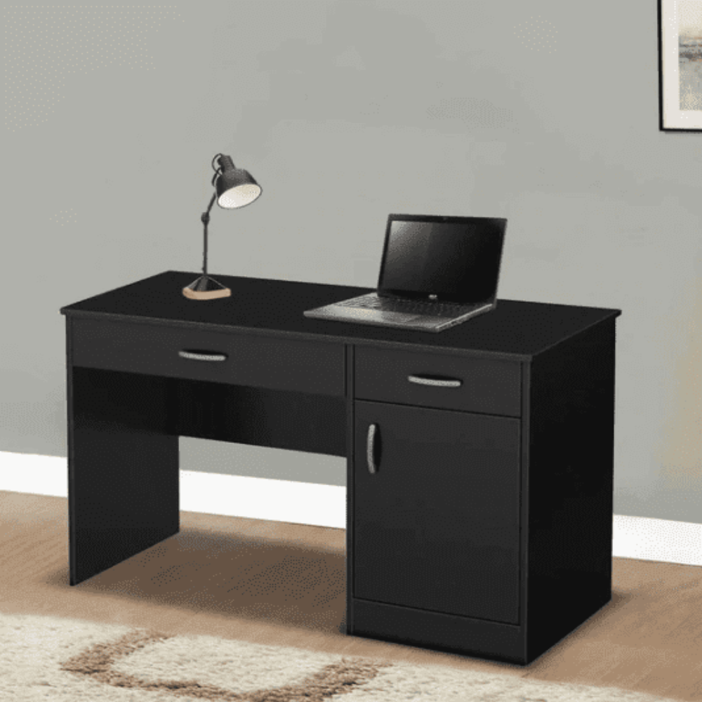 Duxon Study Table in Wenge Color - Oak Inside