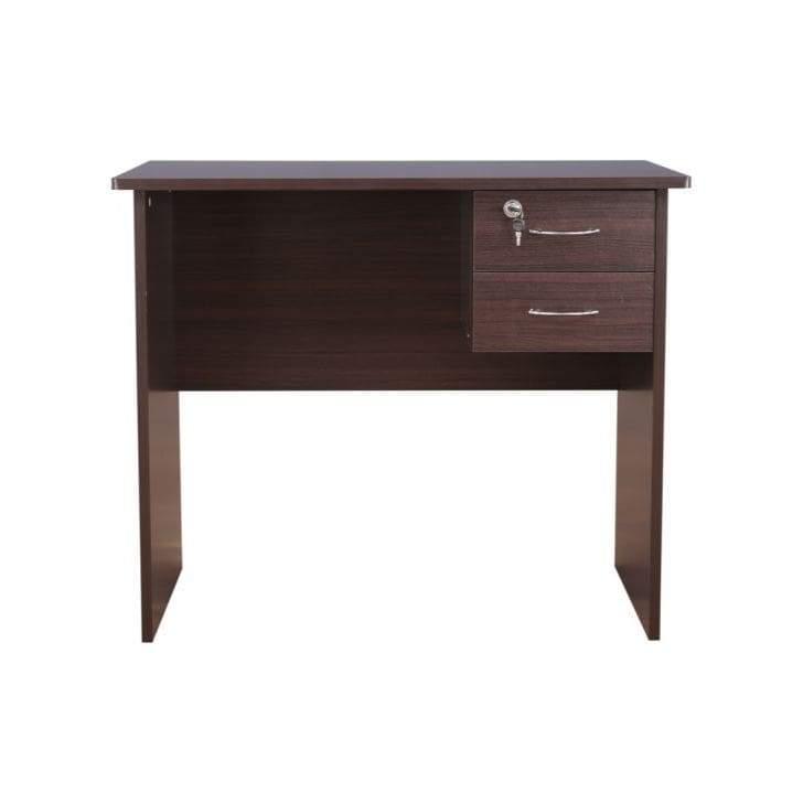 Saucy Study Table in Wenge Color - Oak Inside