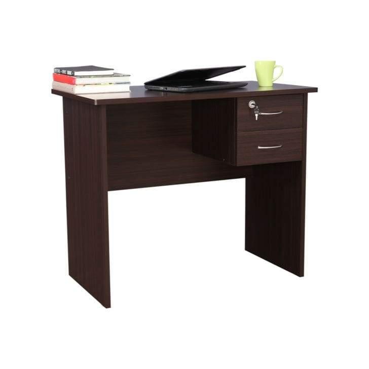 Saucy Study Table in Wenge Color - Oak Inside