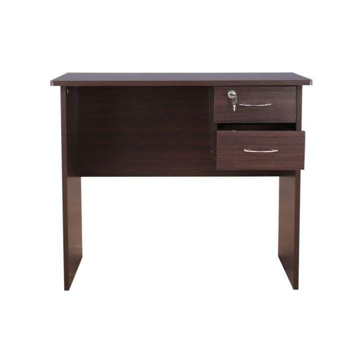 Saucy Study Table in Wenge Color - Oak Inside