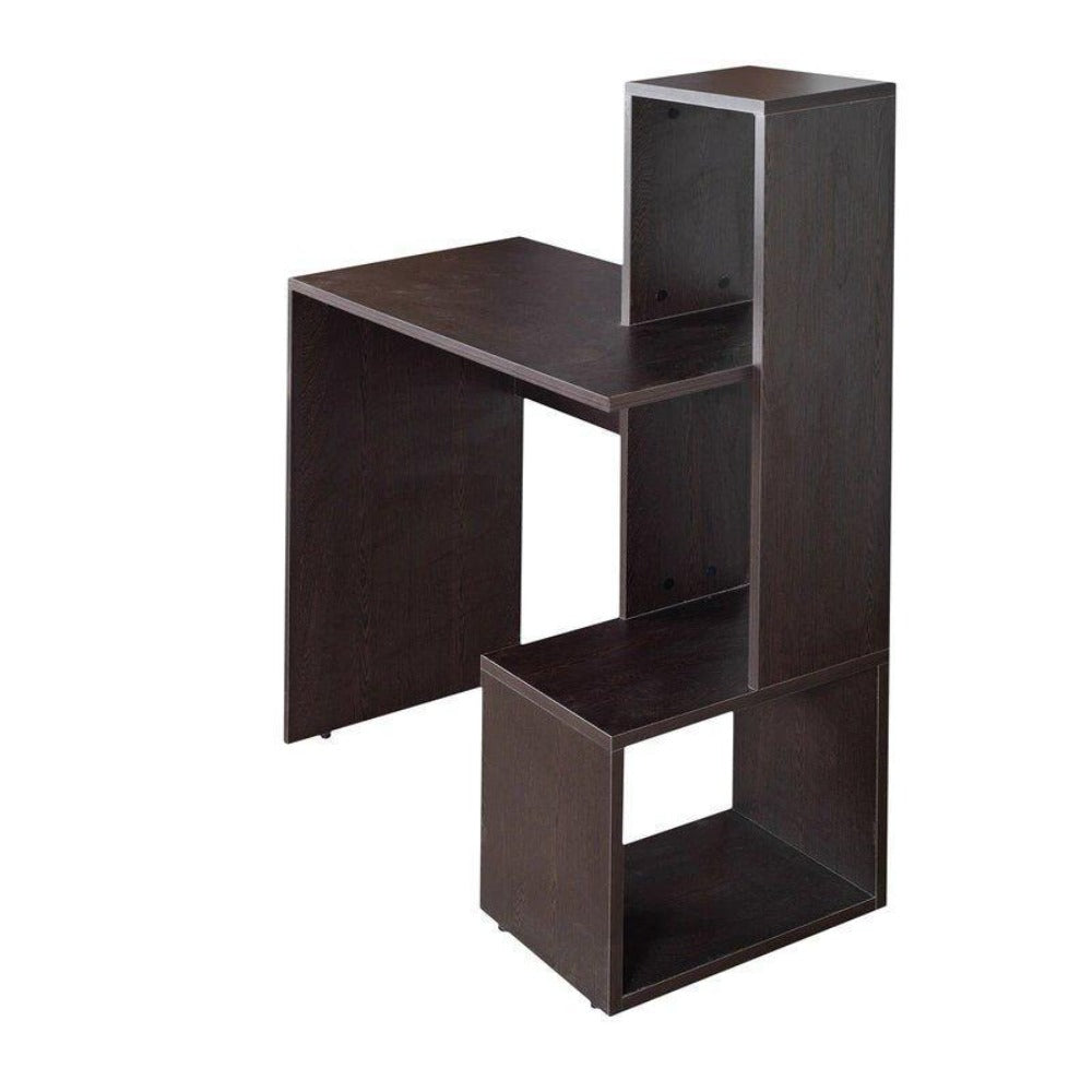 Mozo Study Table in Wenge Color - Oak Inside