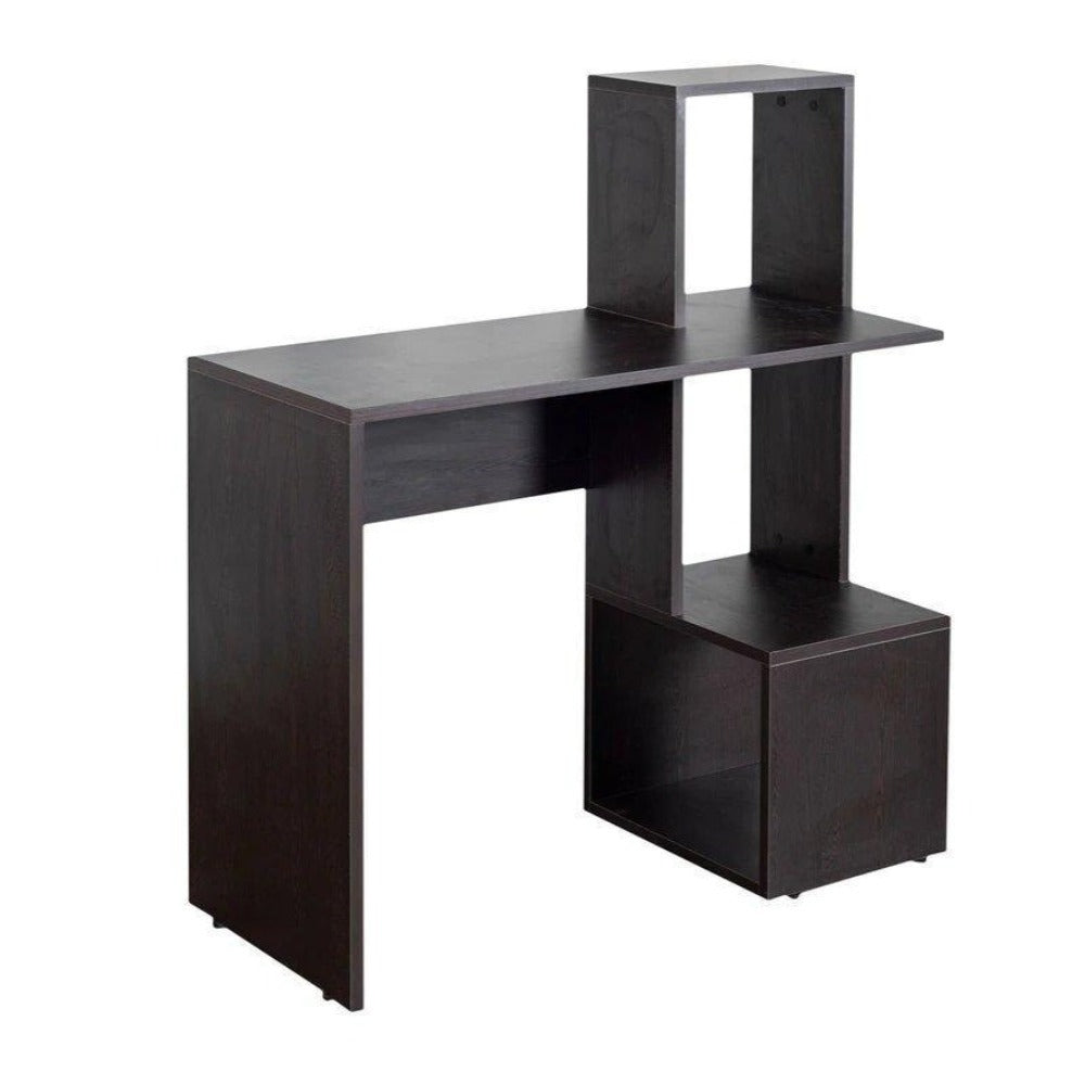 Mozo Study Table in Wenge Color - Oak Inside