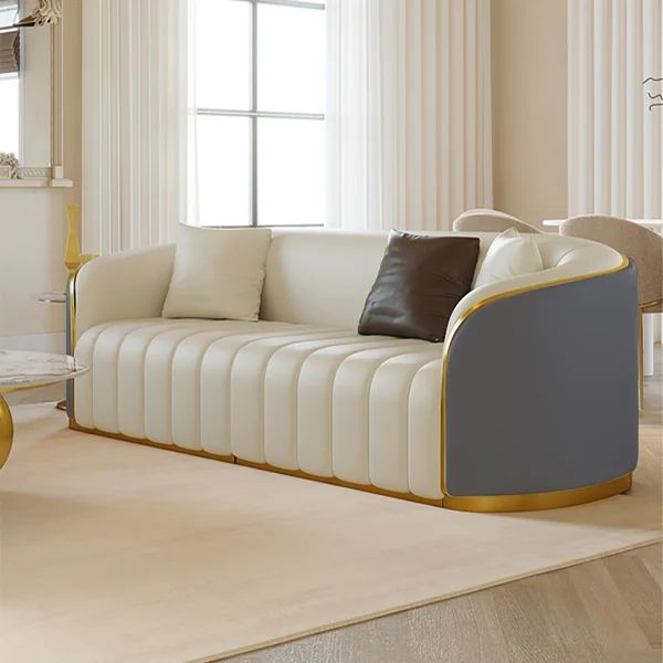 Western Luxury Sofa Set in Leatherette