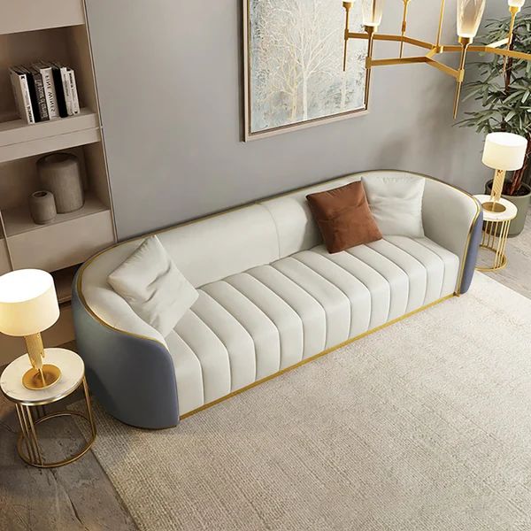 Western Luxury Sofa Set in Leatherette