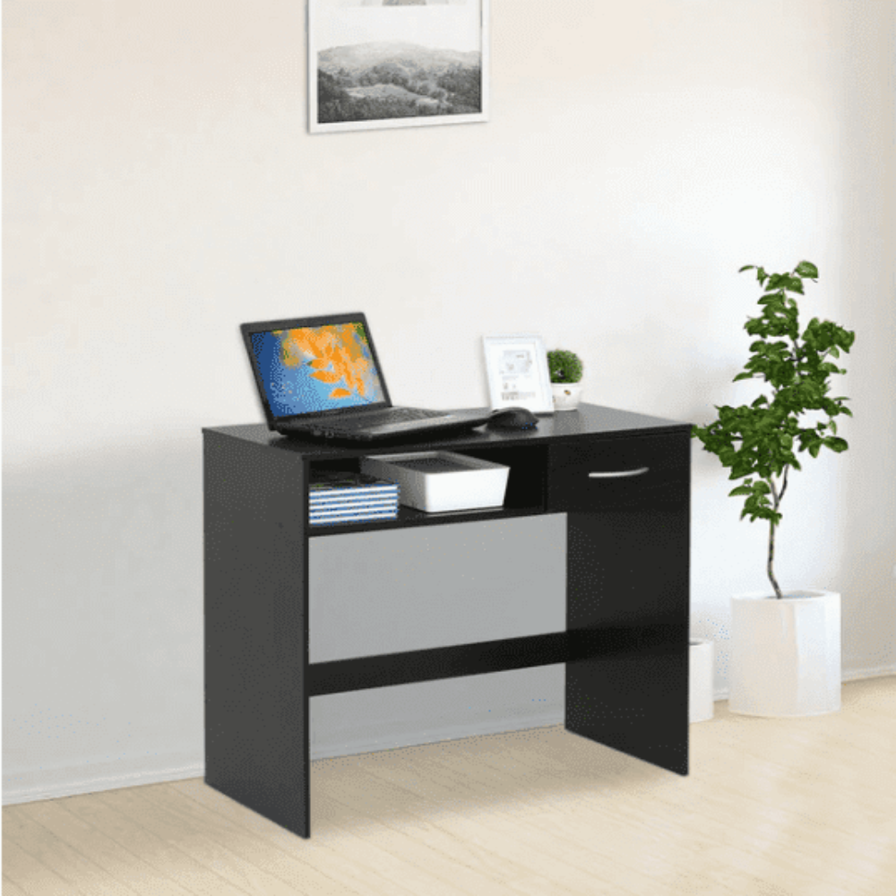 Jazz Study Table in Wenge Color - Oak Inside