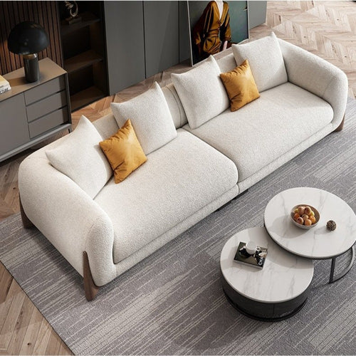 Galaxy Pro Luxury Sofa Set in Brooklyn Cloth