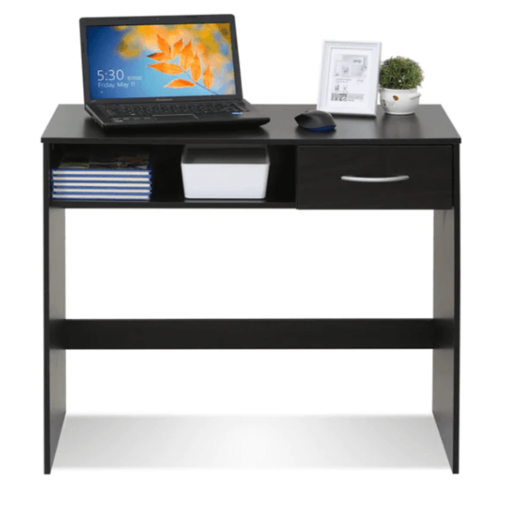 Jazz Study Table in Wenge Color - Oak Inside