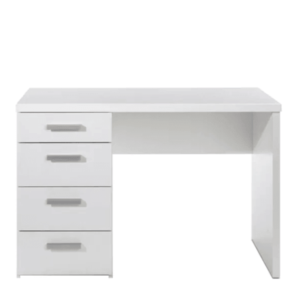 Class Apart Study Table in White Colour - Oak Inside