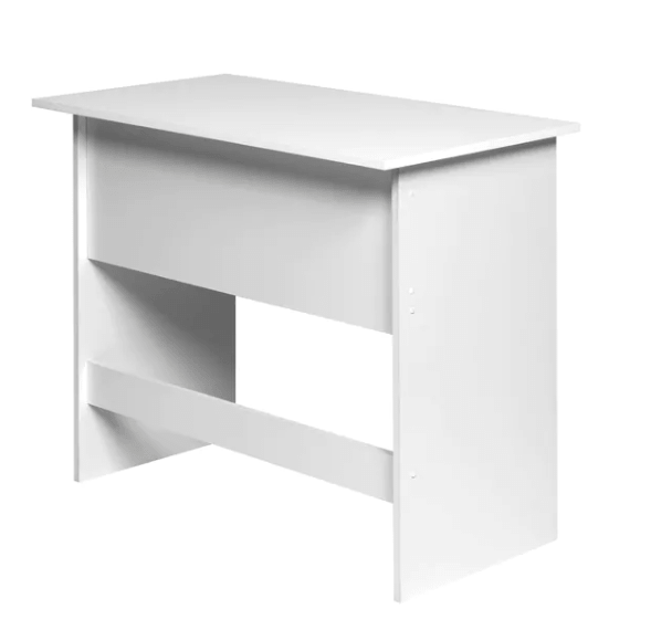 Zolo Study Table in White Color - Oak Inside