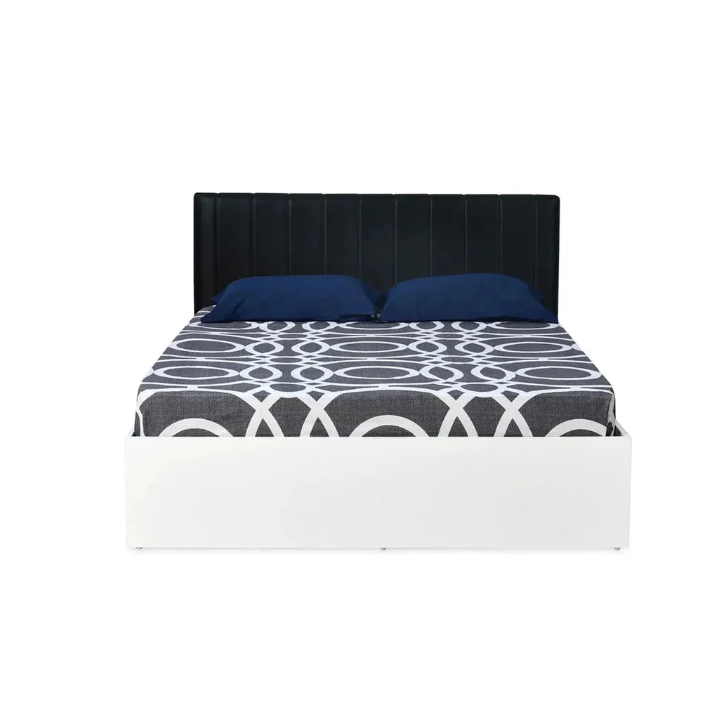 Unline Wood Luxury Upholstered Bed in Leatherette