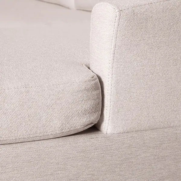 Jeffo Modern Suede Sectional U Shape Sofa