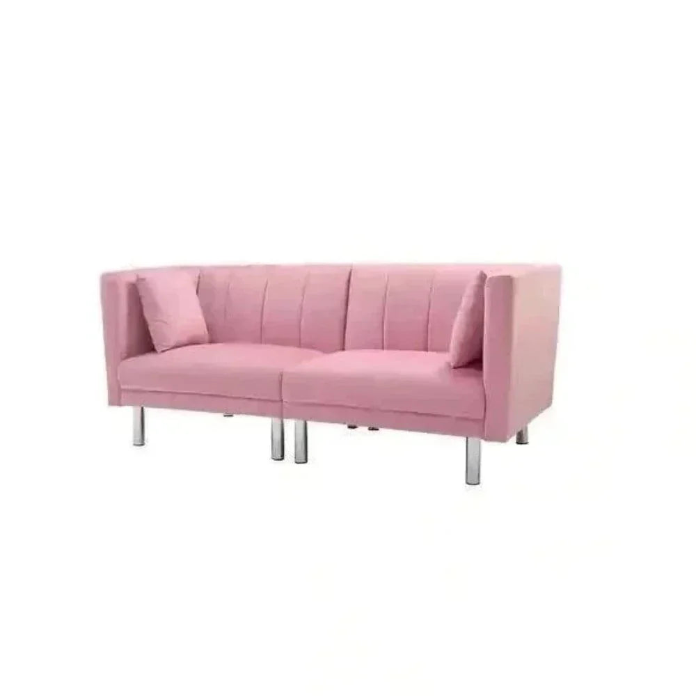 Dolcy Line Sofa Set in Pink - Oak Inside