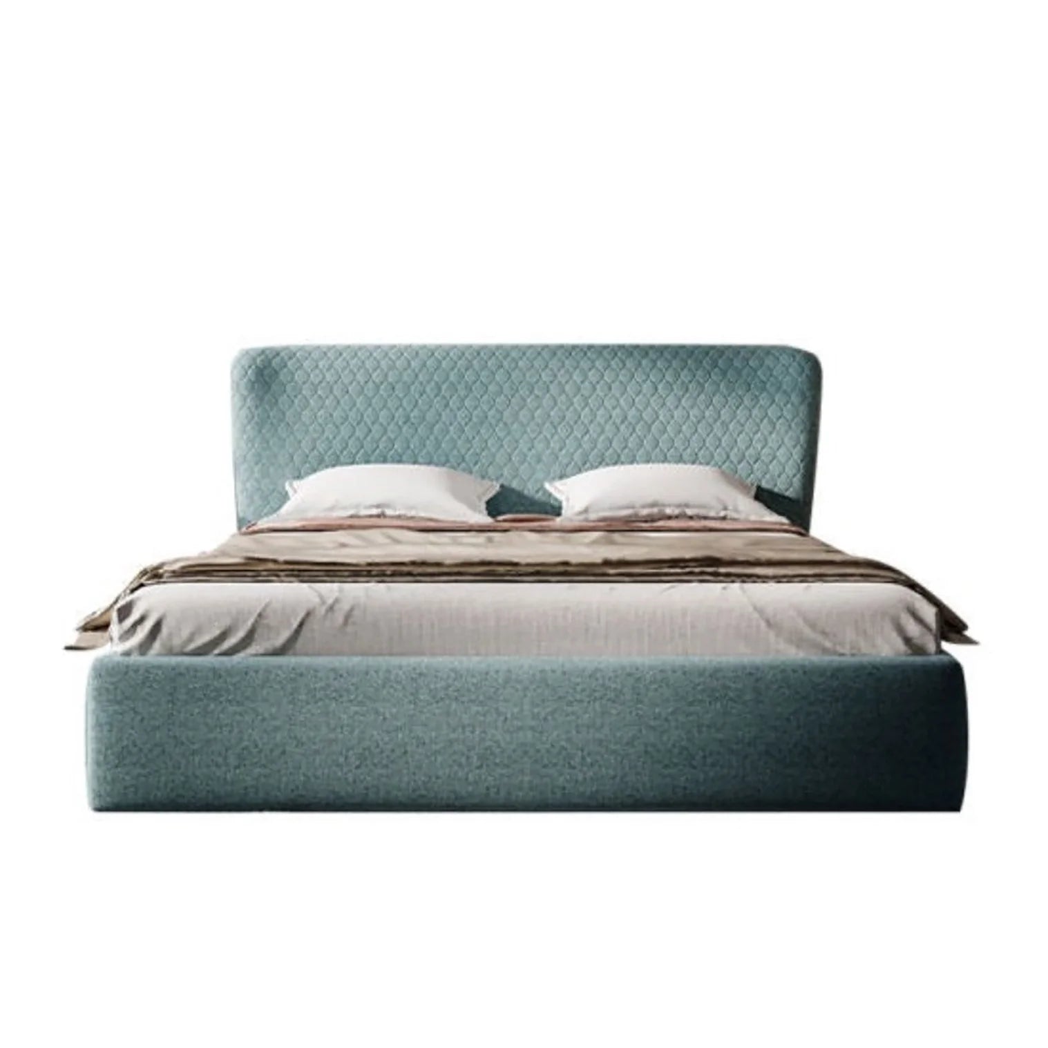 Vivo Luxury Upholstered Bed in Suede