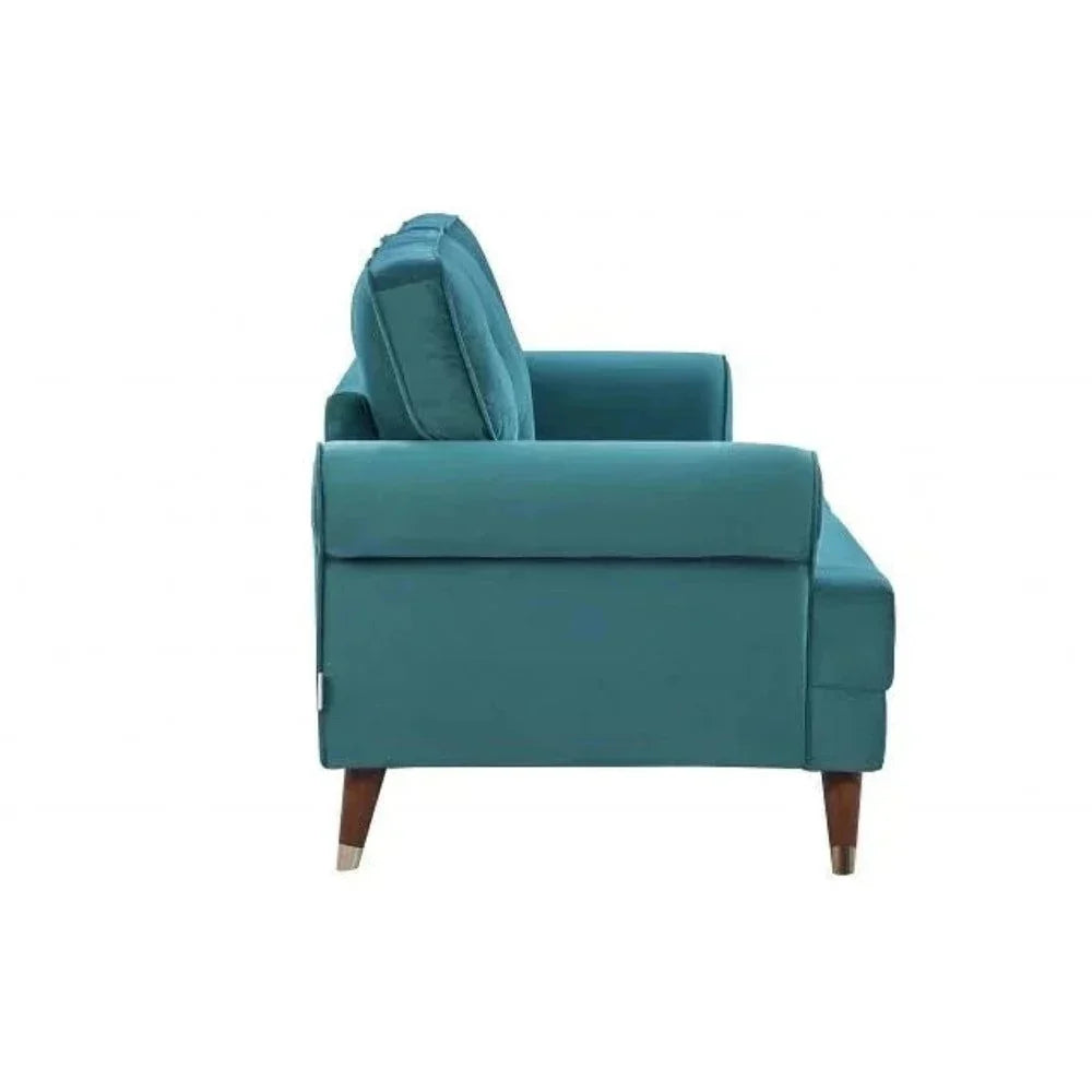 Mosco Straight Line Sofa Set - Oak Inside