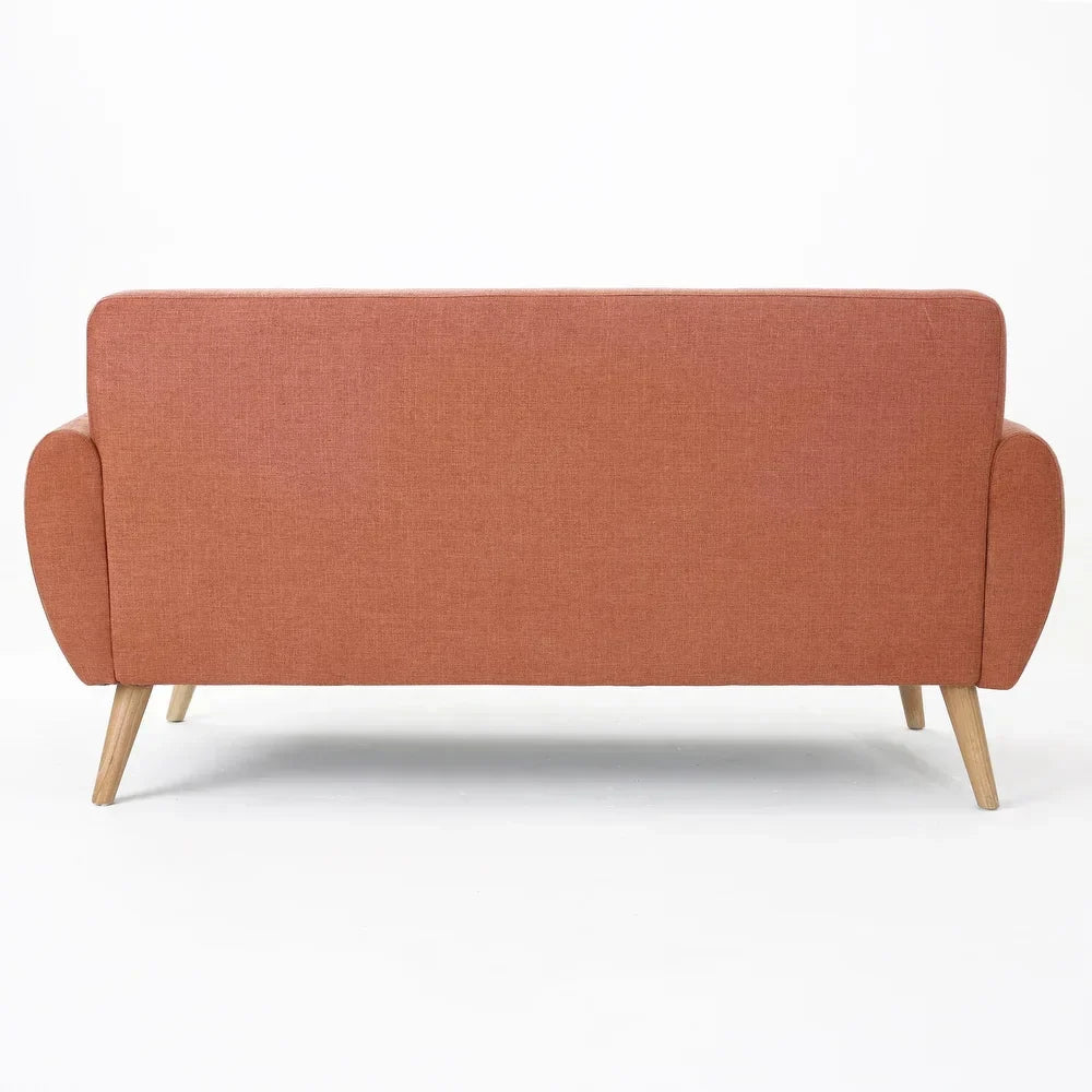Heffy Modern Sofa Set in Suede