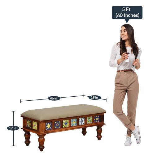 Superb 6 Seater Dining Table in Wenge Color - Oak Inside