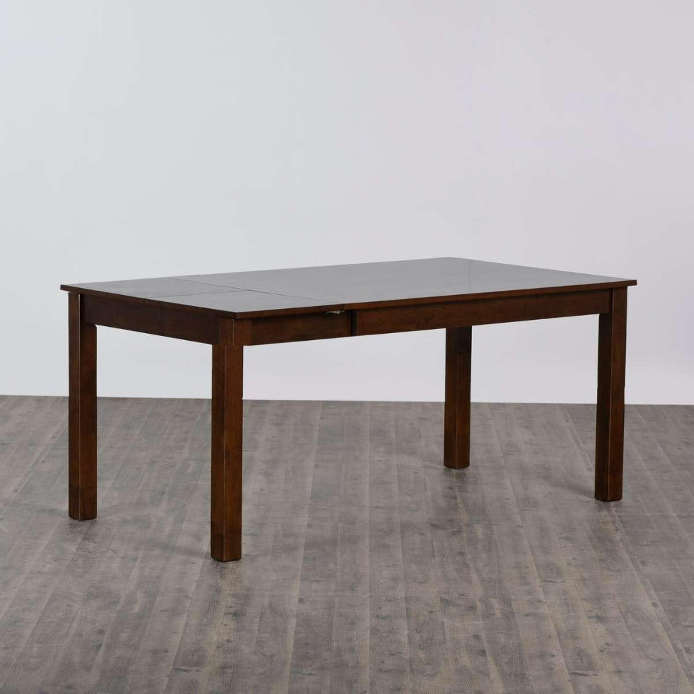 Rolex 6 Seater Dining Table in Grey/Wenge - Oak Inside