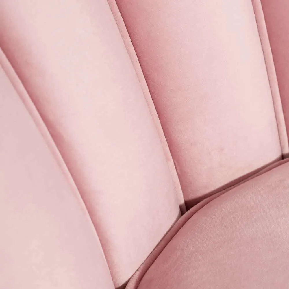 Butterfly Accent Chair in Pink Color - Oak Inside