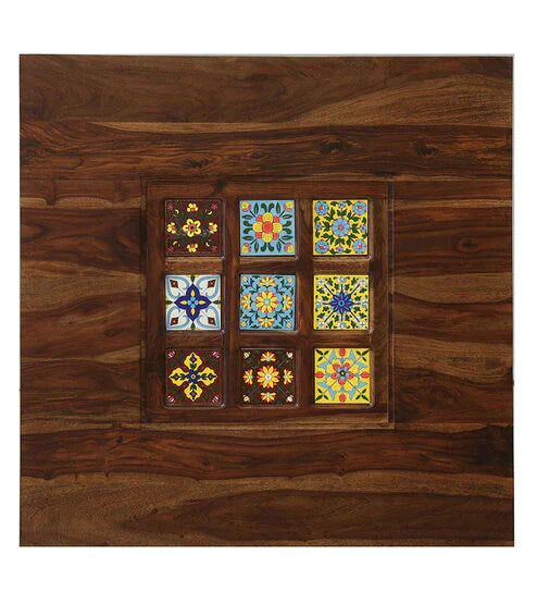 Unicorn 4 Seater Dining Table in Natural Color - Oak Inside